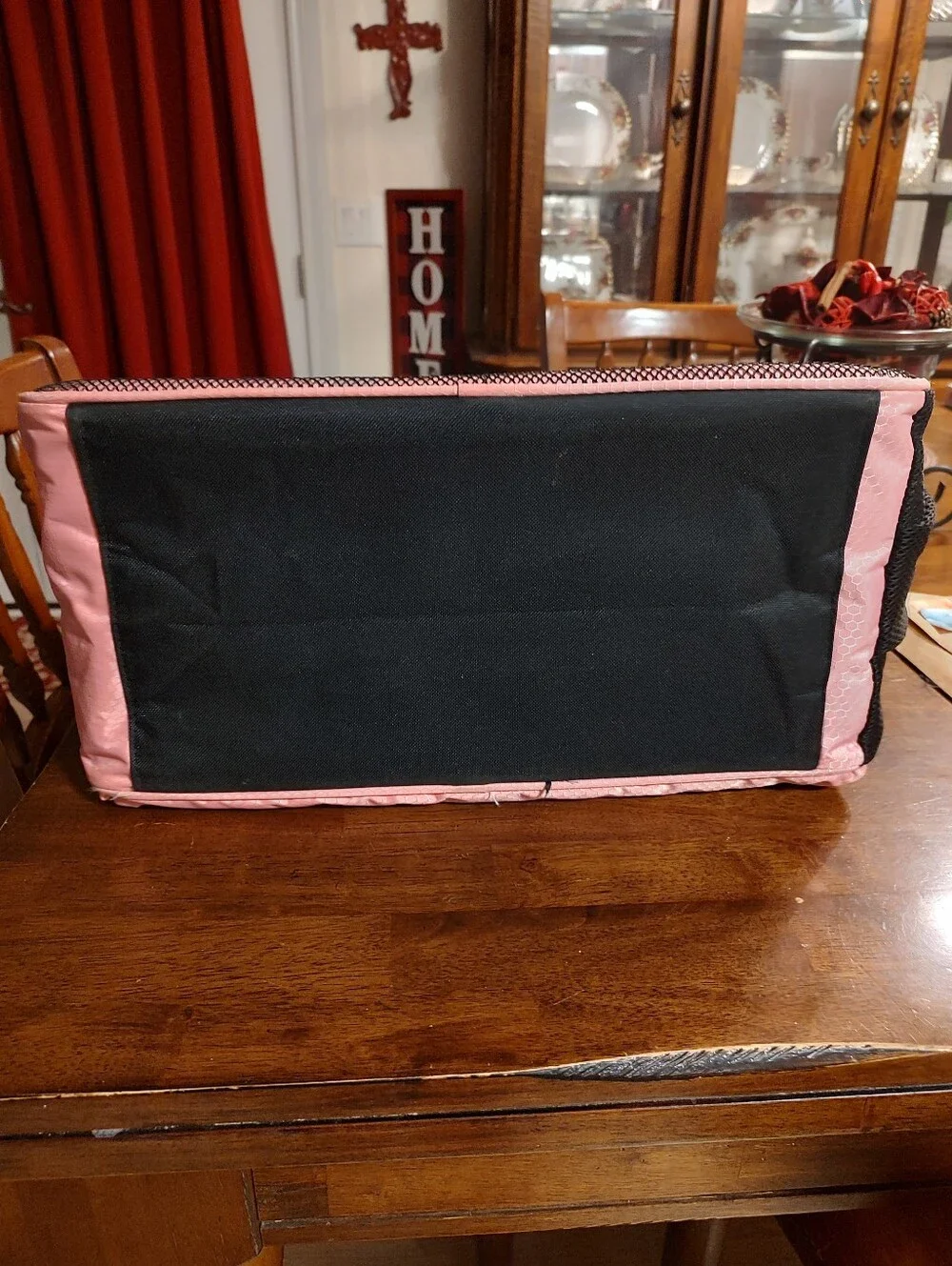 Pink Small Pet Carrier Tote with Mesh Front